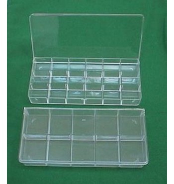 SB004 Transparent box of 10 compartments