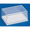 BB025 - Scatola trasparente base bianca 84x56x33 mm.