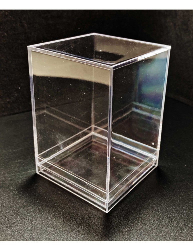 TQ040 - Scatola trasparente base quadrata 60x60x85 mm