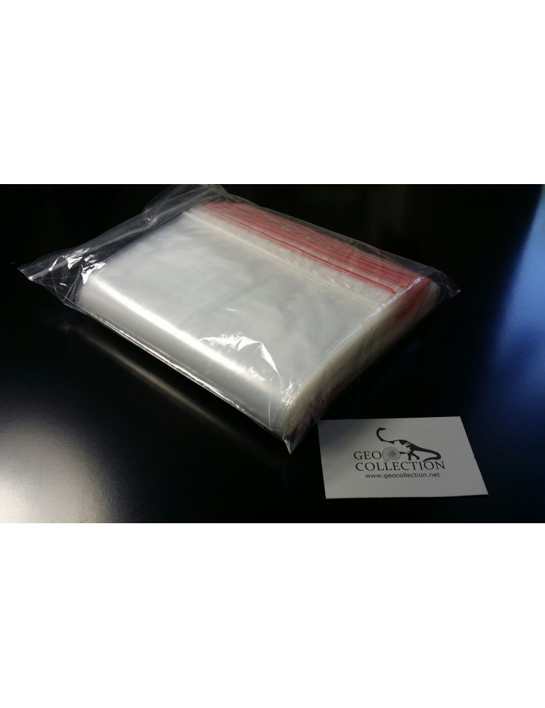 Polyethylene bag with clip 100x100 mm