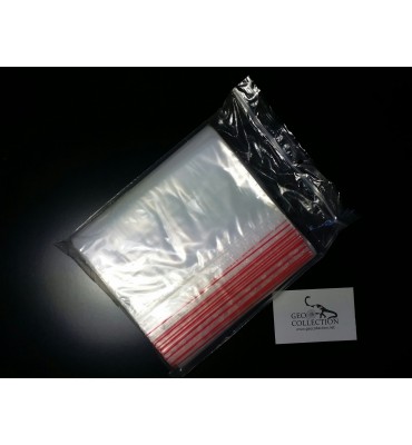 Polyethylene bag with clip 180x250 mm