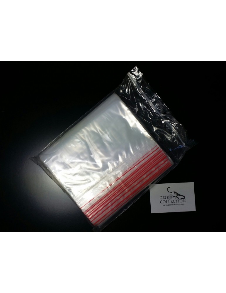 Polyethylene bag with clip 180x250 mm