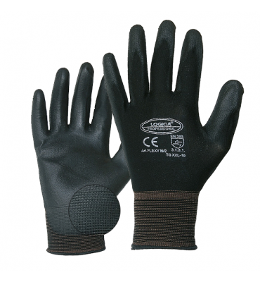 Polyurethane and mesh gloves - size 8