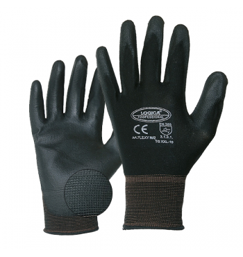 Polyurethane and mesh gloves - size 8