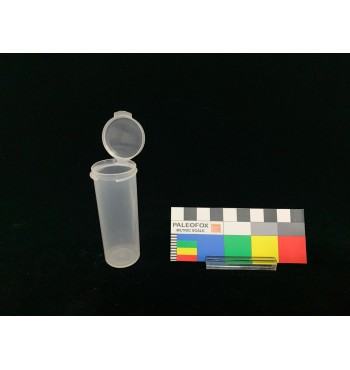 Transparent bottle with pressure cap ø mm 26,1x77,2 - FB022