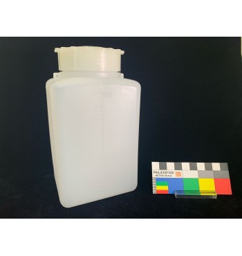 FC007 rectangular polyethylene bottle mm 176x103x80 - 1000 cc