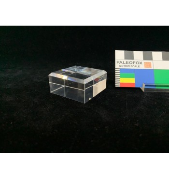 BAA002 - Base acrilico trasparente rettangolare con bordi angolati 40x40x20 mm