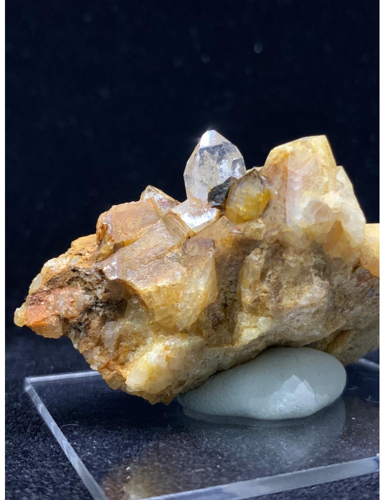 Quartz Crystal on Matrix — Monti Pisani, Tuscany, Italy