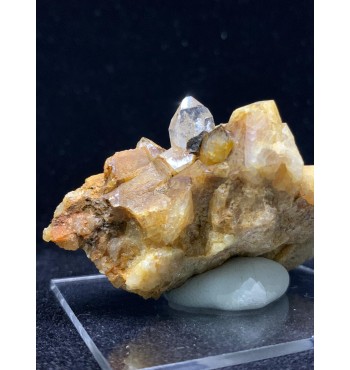 Quartz Crystal on Matrix — Monti Pisani, Tuscany, Italy