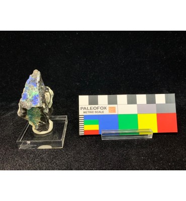 AZURITE with MALACHITE on...