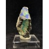 AZURITE with MALACHITE on Matrix — Calamita Mine, Elba Island, Tuscany, Italy Code: MIN-00081