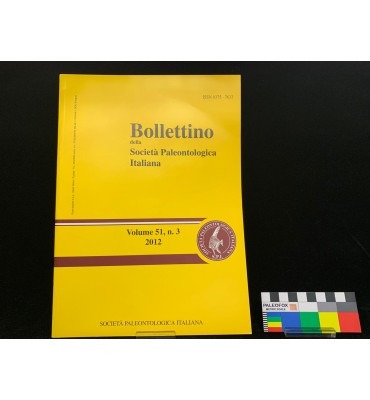 Bollettino della Società Paleontologica Italiana – Vol. 51, n. 3 (2012)