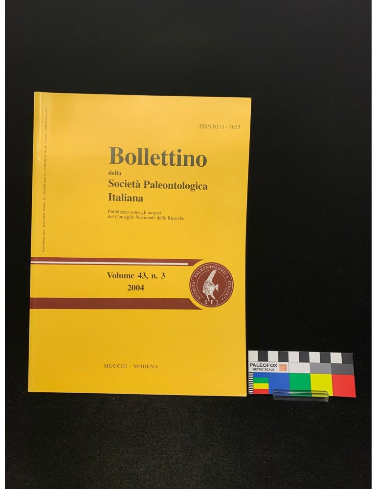 Bollettino della Società Paleontologica Italiana – Vol. 43, n. 3 (2004)