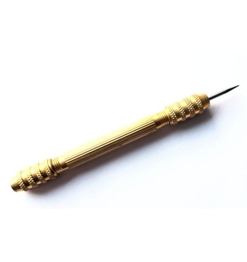 Portapunte in ottone a doppia faccia con 4 pinze.