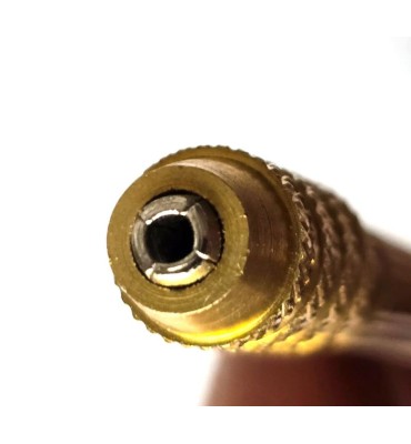 Double-sided brass pin vise...