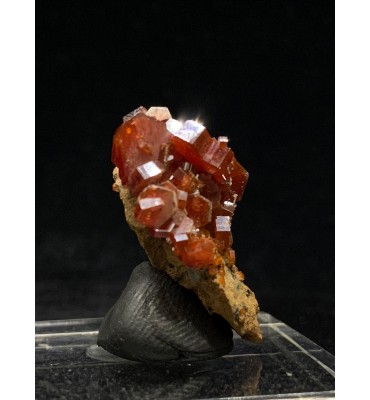 Vanadinite - Mibladen Mining District, Midelt, Marocco