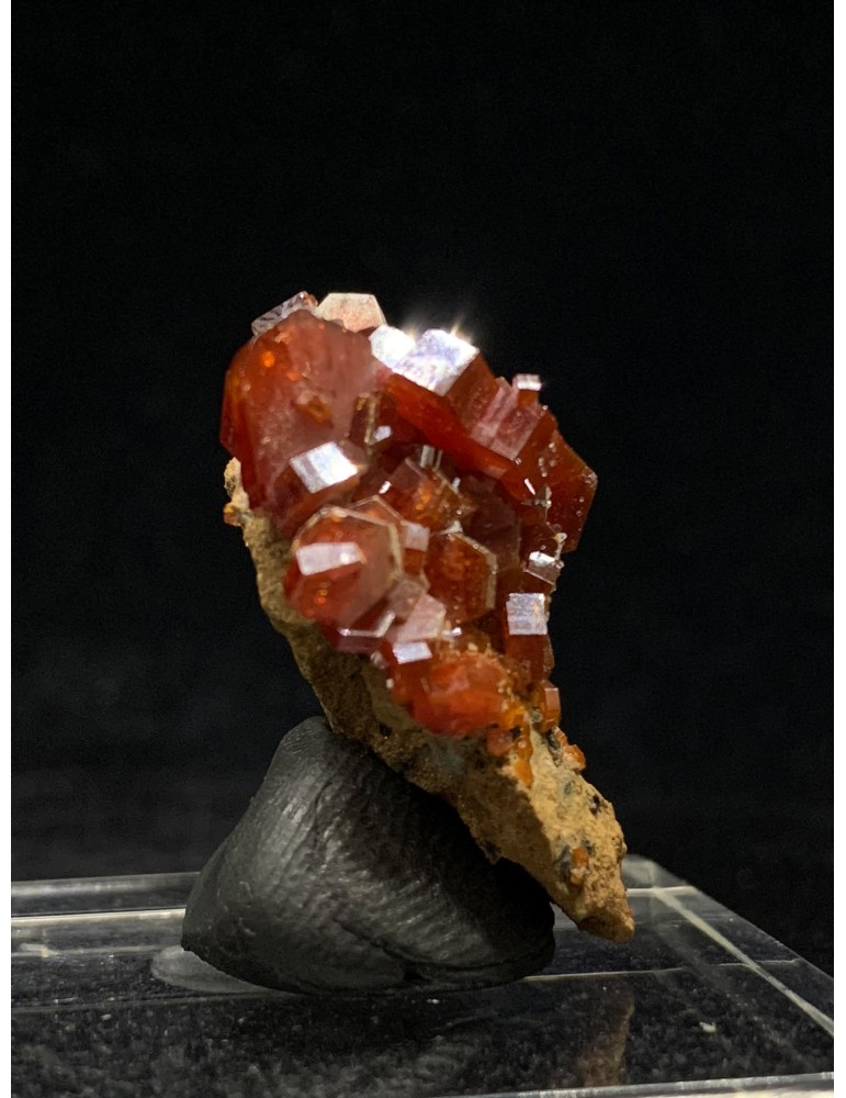 Vanadinite - Mibladen Mining District, Midelt, Marocco