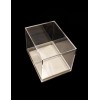 BB016 - Scatola trasparente con base bianca mm 56x42x43