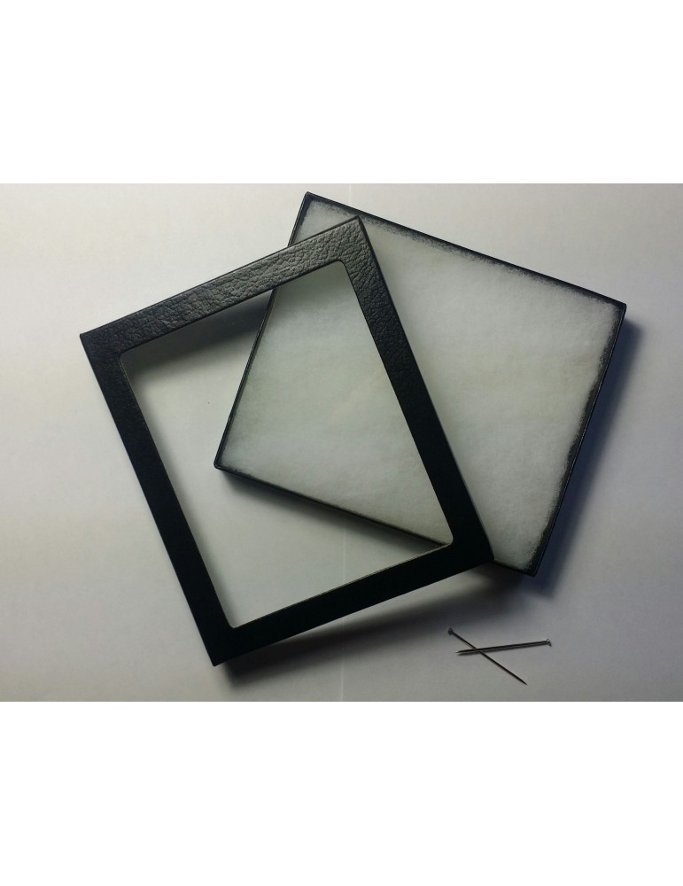 Scatola in plastica ultra trasparente a base quadrata con lente 3x Scatole trasparenti plastica